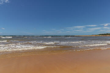 natural landscape in the district of Trancoso in the city of Porto Seguro, State of Bahia, Brazil