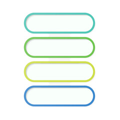 Basic infographic with 4 steps, process or options.