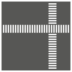 Pedestrian crossings icon. Top view design. Vector illustration. Stock image. 