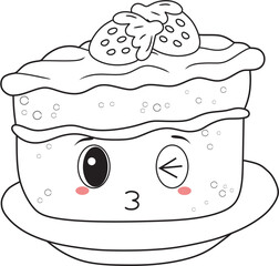 Coloring cakes to add creativity