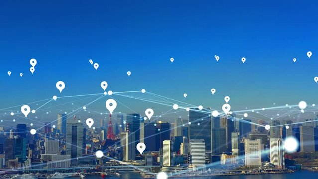 都市と位置情報　GPS