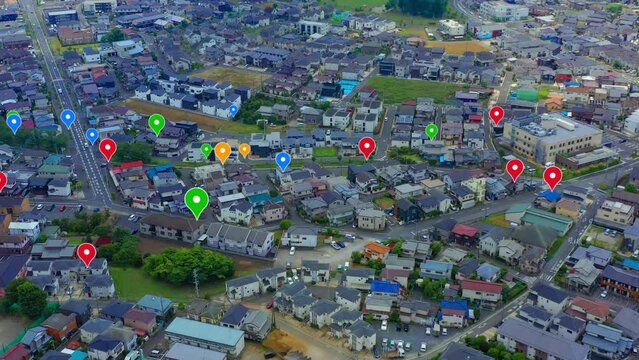 都市と位置情報　GPS