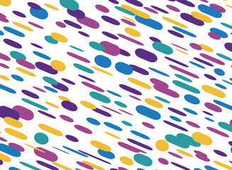 カラフルなドットのシームレスなパターン