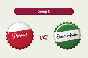 Poland VS Saudi Arabia Soccer Scoreboard