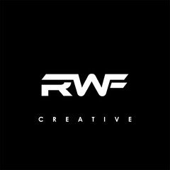RWF Letter Initial Logo Design Template Vector Illustration