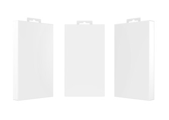 white package box for mockup