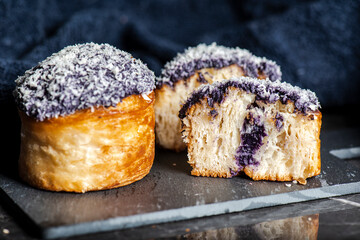 A cruffin is a hybrid of a croissant and a muffin. The pastry is made by proofing and baking...