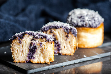 A cruffin is a hybrid of a croissant and a muffin. The pastry is made by proofing and baking...