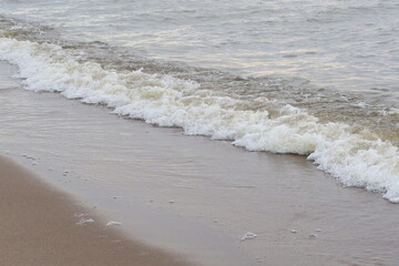 waves on the beach