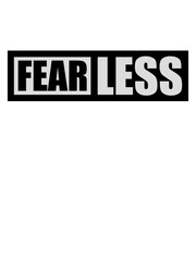 fearless Text Zitat Design 
