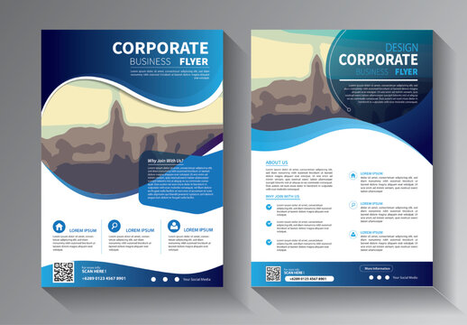 Business abstract vector template. Brochure design, cover modern layout, annual report, poster, flyer in A4 with colorful triangles, geometric shapes for tech, science, market with light background