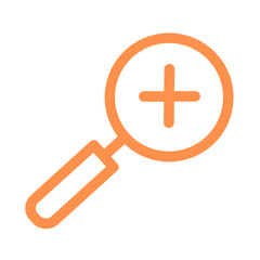 zoom in magnifier line icon