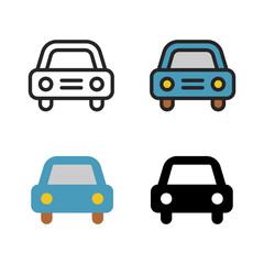 car icons in different styles