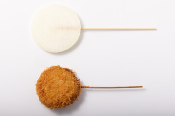 たまねぎ　串カツ