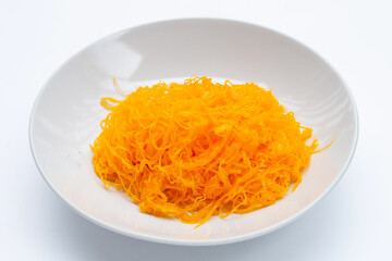 Thai dessert Foi Thong, Golden egg yolk threads