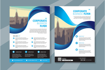 Brochure design, cover modern layout, annual report, poster, flyer in A4 with colorful triangles, geometric shapes for tech, science, market with light background