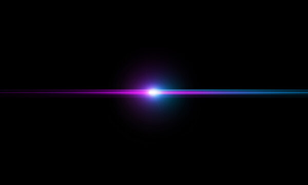 Glowing highlight effect on the lens of the lens.