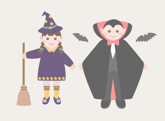 할로윈데이 캐릭터 일러스트 이미지