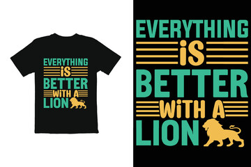 typography t shirt graphic. animal  t shirt design vector