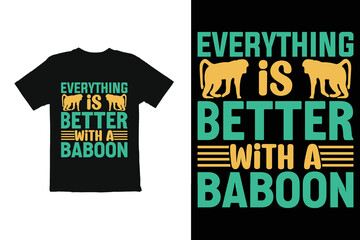 typography t shirt graphic. animal  t shirt design vector