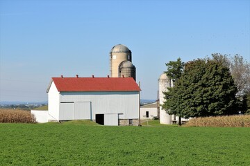country farm in Lancaster P.A. in fall