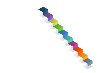 Basic infographic with 10 steps, process or options.