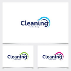Cleaning logo icon vector isolated