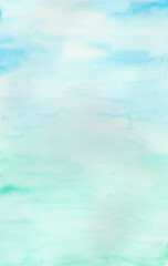 Manual painted abstract watercolor as background.