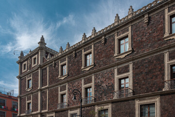 Fototapeta na wymiar Historic Building at the Mexico City Center