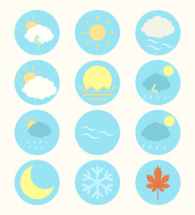 Water icon collection. Thin line set of drops, waves, rain symbols Collection of water icons. Thin line set drop, wave, rain symbol