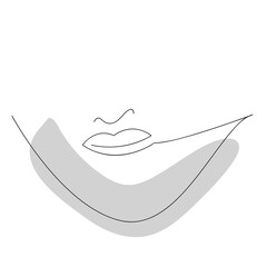 women's line art, beauty women's Aesthetic