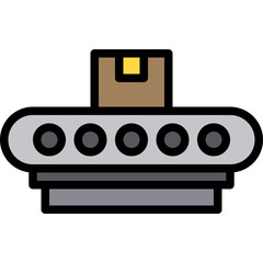 Conveyor line icon