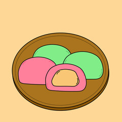 Mochi dessert icon
