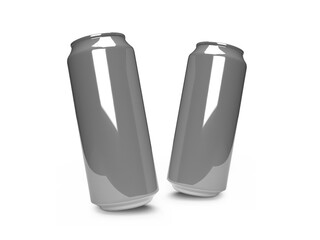 Aluminium Soda Can 3D Illustration Mockup Scene