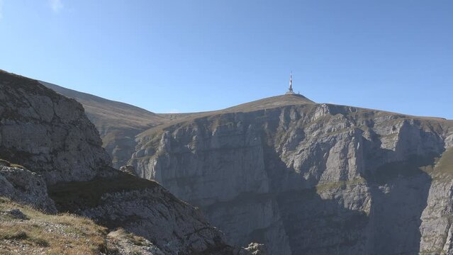 Costila peak in Bucegi Mountains, Romania