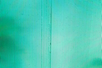 Obraz premium Green Polycarbonate roofing, blank green texture background