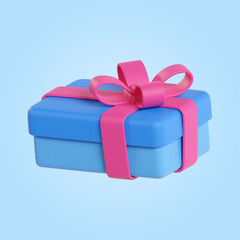 Gift Box 3d icon Illustration