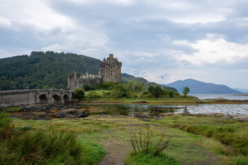 Fototapeta na wymiar Eilean Donan Castle on the Isle of Skye, Dornie Scotland