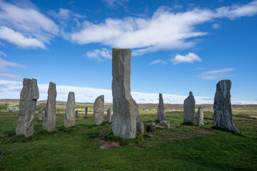 Callanish Standing Stones on the Isle of Lewis in the Outer Hebrides Scotland