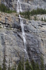 waterfall in the mountains