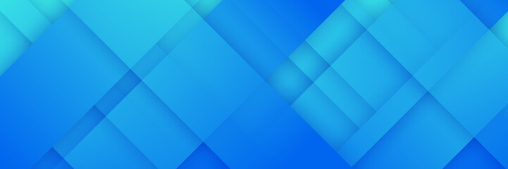 Minimal blue banner geometric shapes abstract modern background design. Design for poster, template on web, backdrop, banner, brochure, website, flyer, landing page, presentation, and webinar