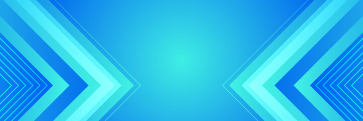 Minimal blue banner geometric shapes abstract modern background design. Design for poster, template on web, backdrop, banner, brochure, website, flyer, landing page, presentation, and webinar