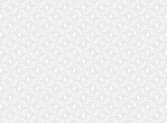 Fototapeta premium Abstract decorative circular stripes seamless pattern design