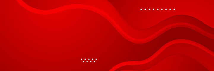 Abstract red banner background. Vector abstract graphic design banner pattern presentation background web template.