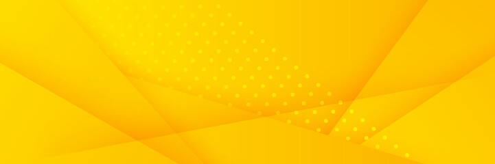 Modern orange yellow banner geometric shapes corporate abstract technology background. Vector abstract graphic design banner pattern presentation background web template.