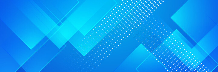Modern abstract gradient blue banner background. Vector abstract graphic design banner pattern presentation background web template.