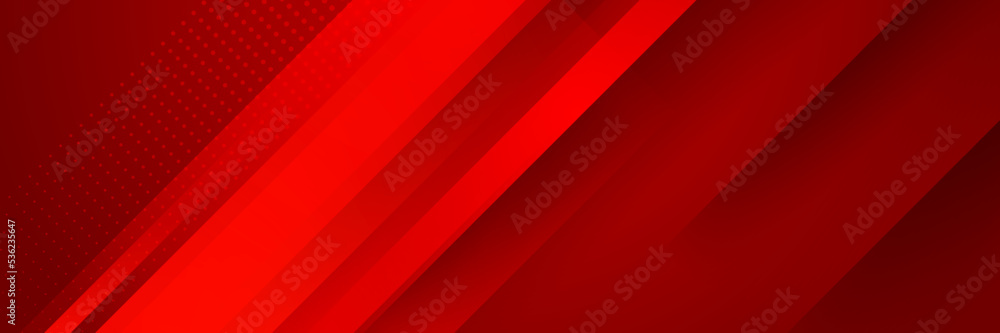 Poster modern abstract gradient dark red banner background