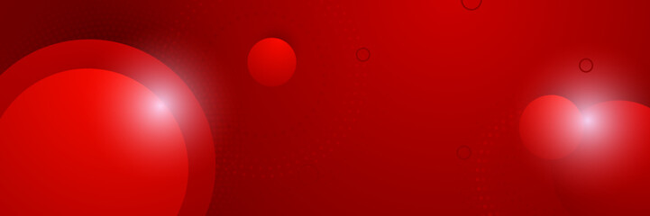 Modern abstract gradient dark red banner background