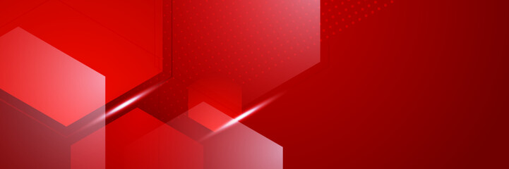 Obraz premium Modern abstract gradient dark red banner background