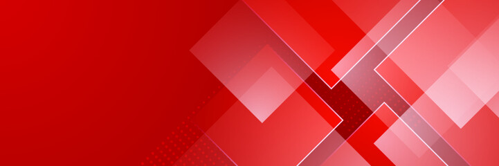 Modern abstract gradient dark red banner background